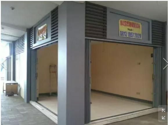 DISEWA KIOS  1  lantai  di Sentral Bisnis Kota Harapan Indah 
