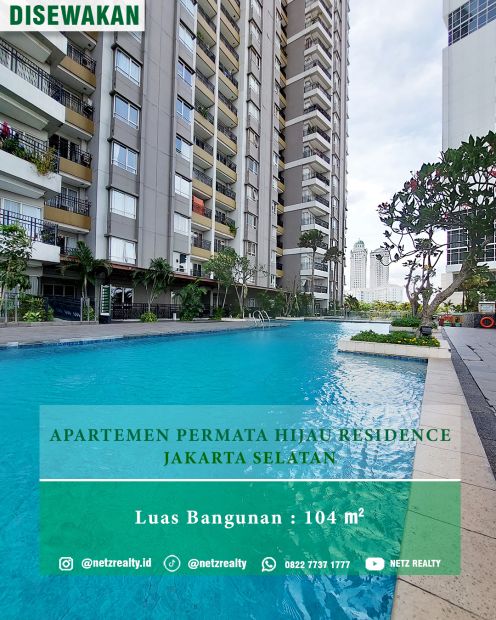 Disewakan Apartemen Permata Hijau Residence Tower B