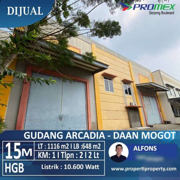 Gudang Arcadia Daan Mogot