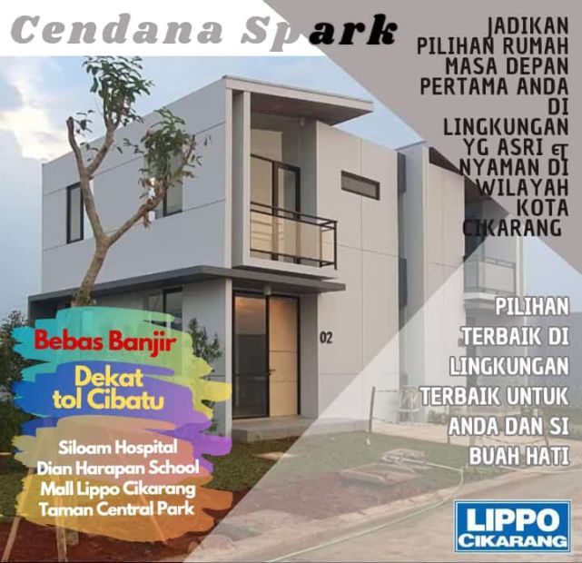 Perumahan Cluster Murah Di Lippo Cikarang Cendana Spark