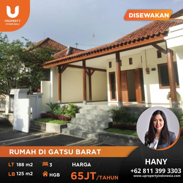 Disewakan Rumah Di Gatsu Barat