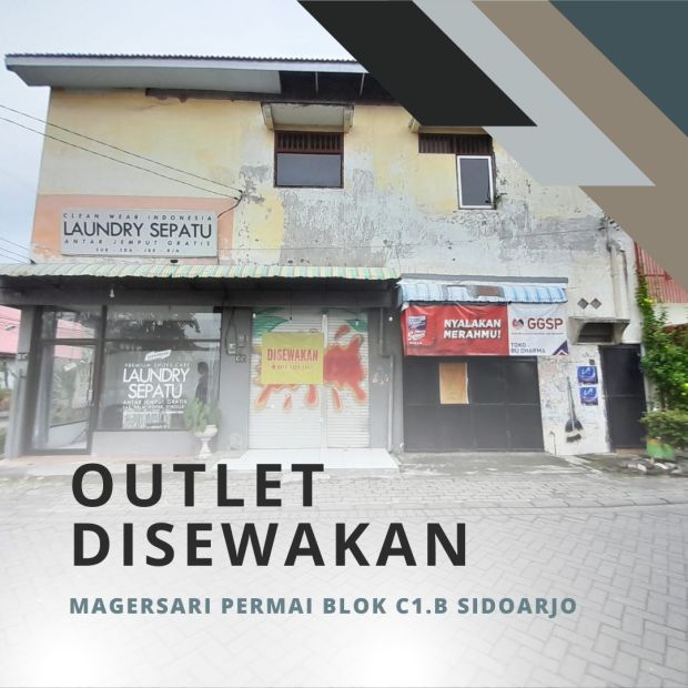 DISEWAKAN OUTLET LOKASI NOL JALAN RAYA MAGERSARI