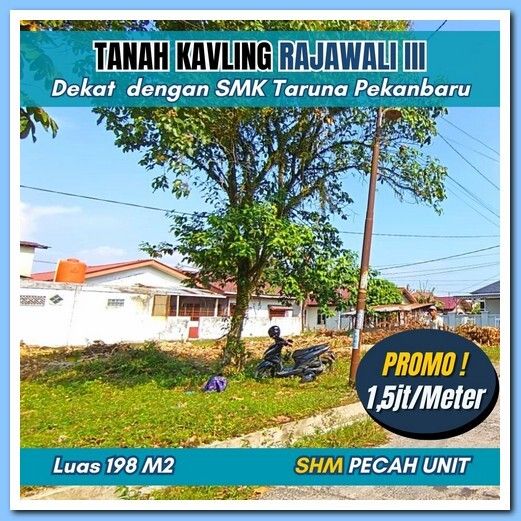 Jual Tanah Kavling Rajawali Iii Panam Shm 9 X 22 Kota Pekanbaru