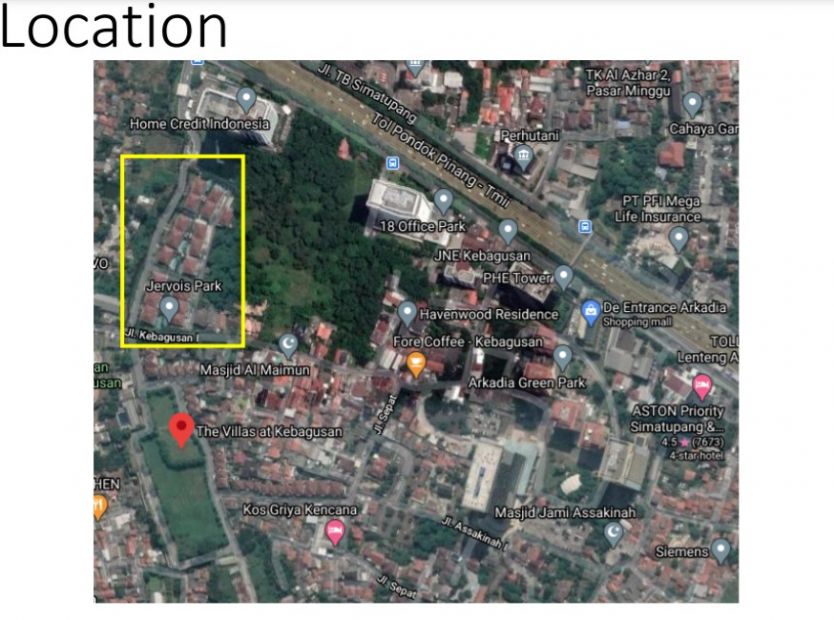 Dijual Tanah Zona K Area Tb Simatupang