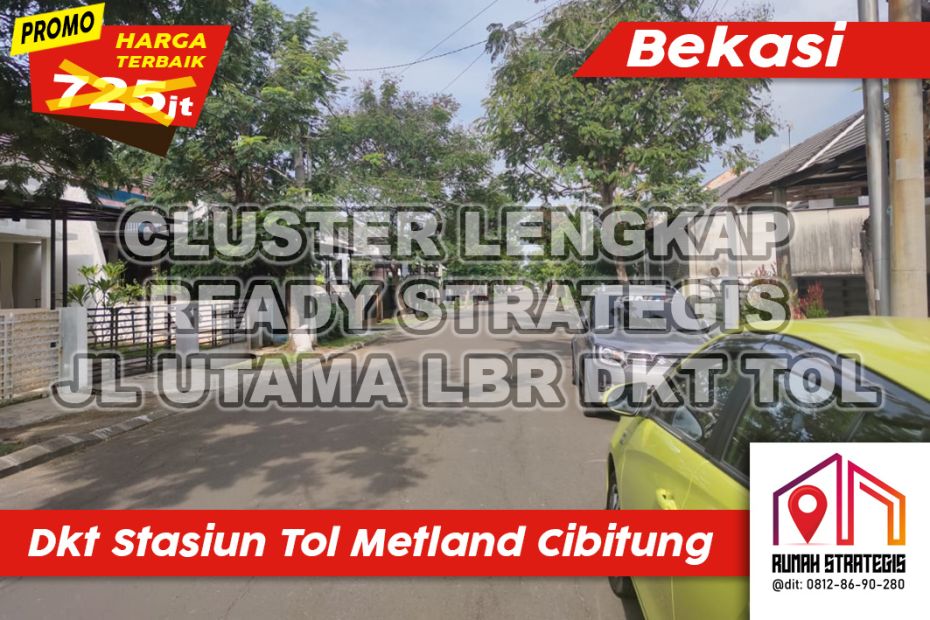 Cluster Strategis Luas Metland Cibitung Dkt Stasiun Tol Ke Jakarta Di 