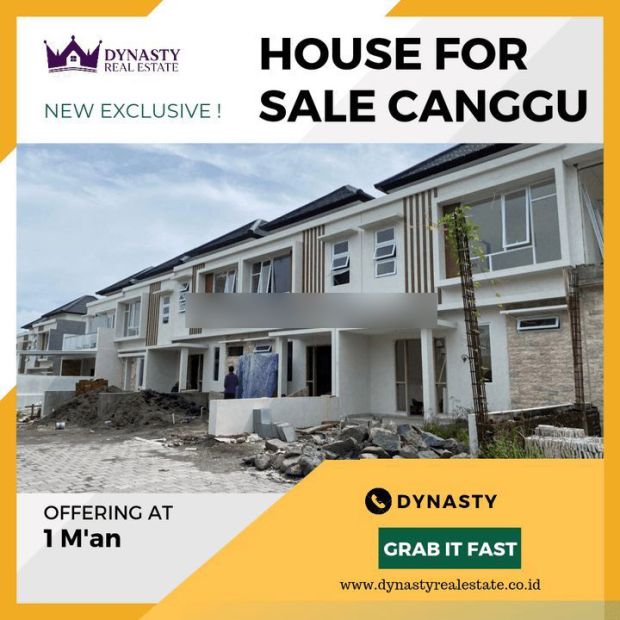 Dijual Rumah Semi Villa Minimalis Lantai Di Canggu Bali