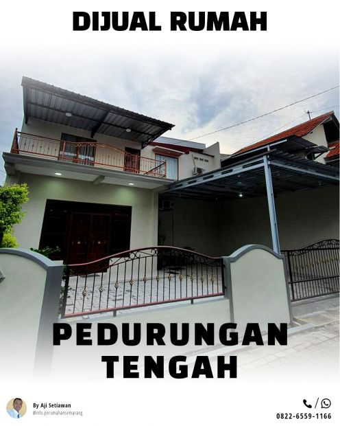  RUMAH  2 LANTAI DI PEDURUNGAN TENGAH  KOTA SEMARANG 