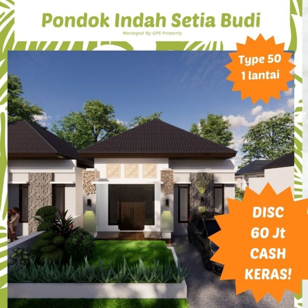 Rumah Super Strategis Di Inti Kota Bernuansa Bali Modern