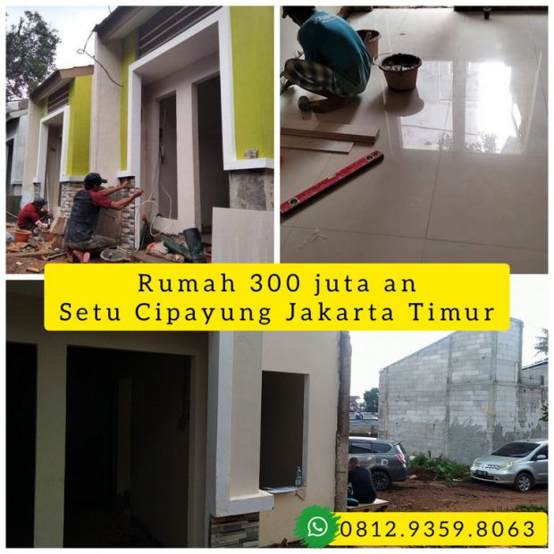 Rumah Jakarta  Timur  200 meter ke Jalur Angkot masuk 