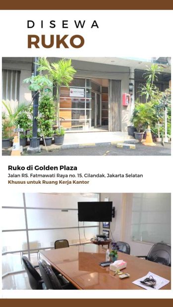 Ruko Siap Pakai Di Komplek Golden Plaza Fatmawati