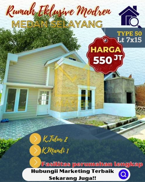 Famous House For Sale Daerah Medan Selayang IDR Rp 500 Jutaan