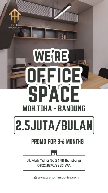 Sewa Ruang Kantor Bulanan Bandung Terjangkau Untuk Start-up Anda