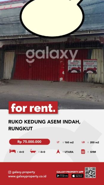 Ruko Lantai Di Raya Kedung Asem Indah Surabaya Timur