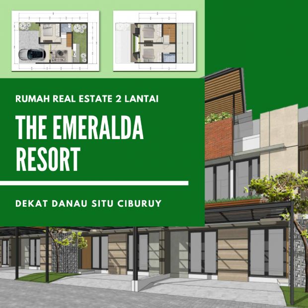 Emeralda Resort Rumah Mewah Dengan View Kota Baru Strategis