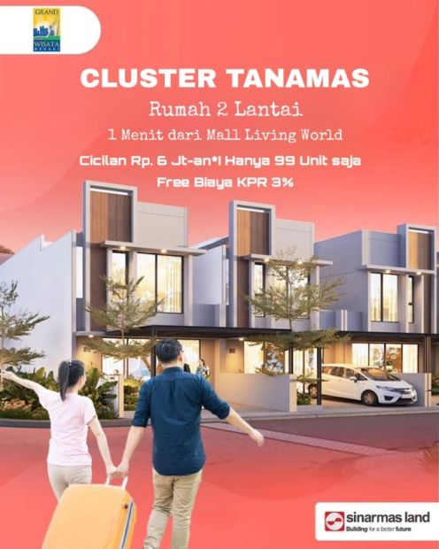Rumah Cluster Tanamas, Grand Wisata, Bekasi