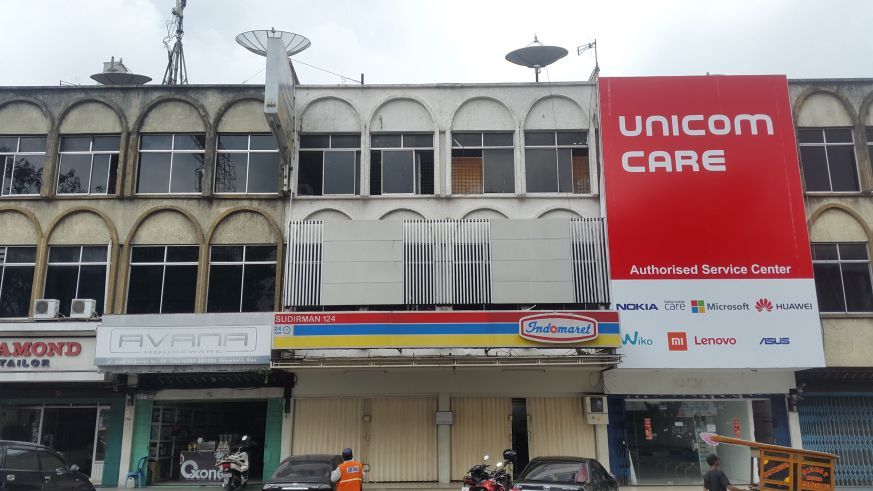  Disewakan Ruko  2 Pintu  Jalan Sudirman Pekanbaru