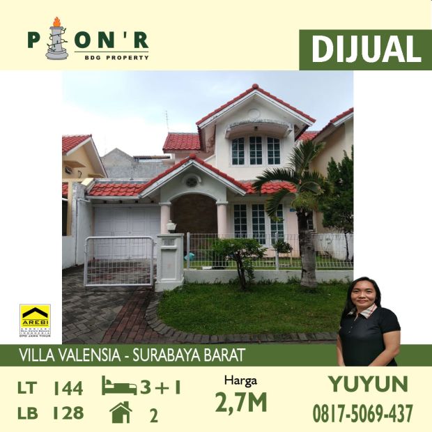 DIJUAL RUMAH MURAH VILLA VALENSIA DI SURABAYA BARAT