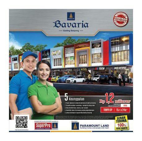 Ruko Bavaria @ Paramount Gading Serpong, Tangerang