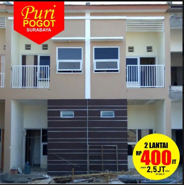 Rumah Murah di kota Surabaya 2 lt harga satu lantai