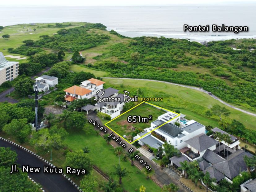 Tanah Di Pecatu Graha Bali - Viewl Laut Dan Lapangan Golf