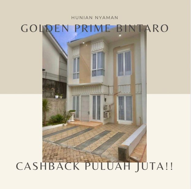 Hunian Manis 2 Lantai Golden Prime Bintaro