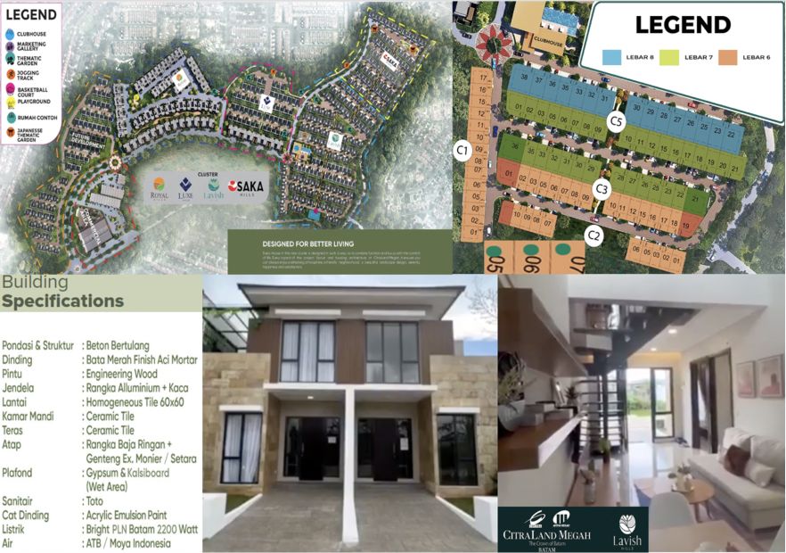 Lavish Hill Tropical And Modern Citra Land Megah Batam Dp 37 Jt