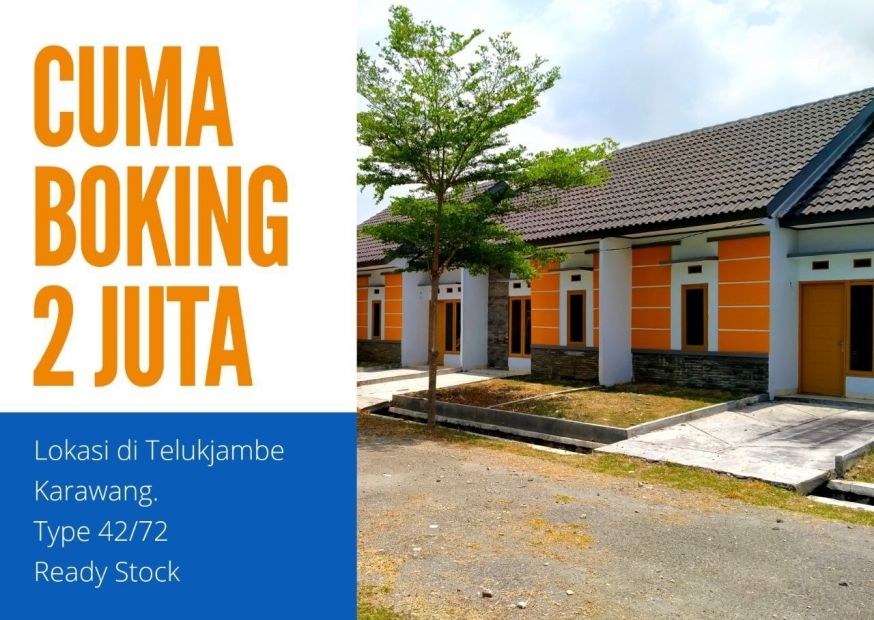 Rumah Ready 2 Juta All In Di Telukjambe Karawang, Dekat Unsika Dan ...