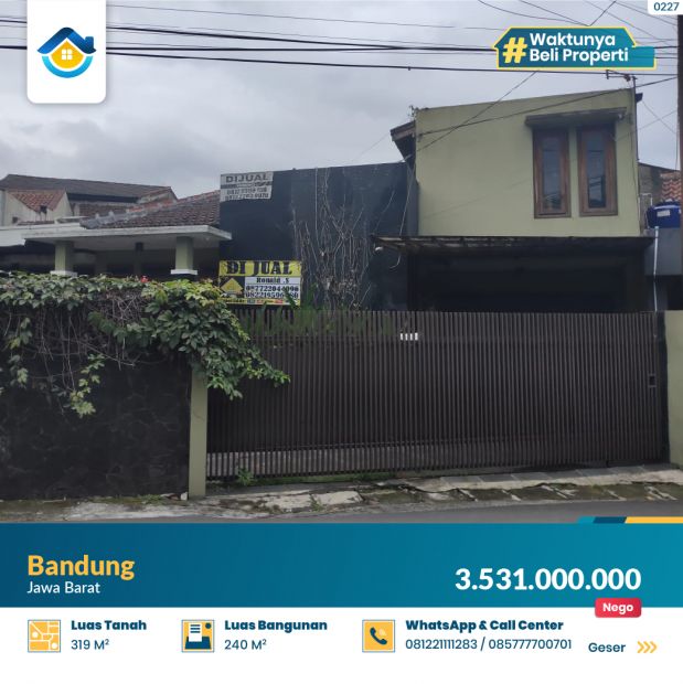 Dijual Tanah Dan Bangunan Di Kota Bandung