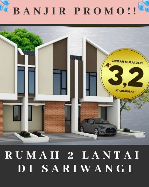  Rumah  Bandung Utara 2  Lantai  dengan DP Super Murah  dan 