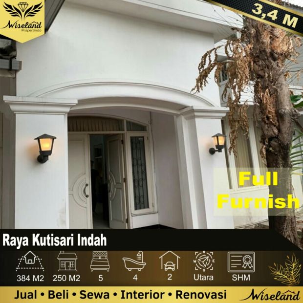 Dijual Rumah Raya Kutisari Indah Surabaya