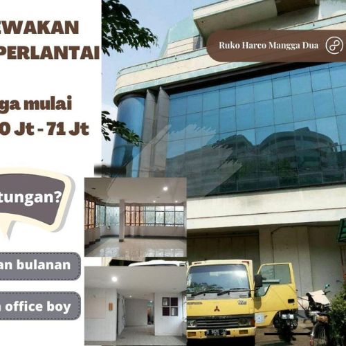 DISEWAKAN RUKO PERLANTAI HARCO MANGGA DUA