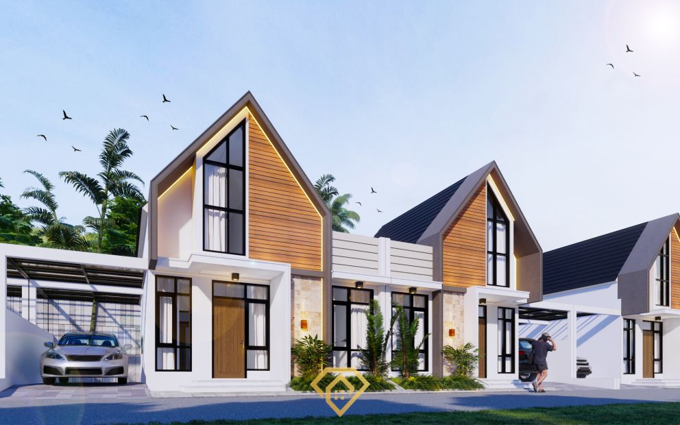 Rumah baru dengan konsep scandinavia mezzanine hanya 300 jutaan