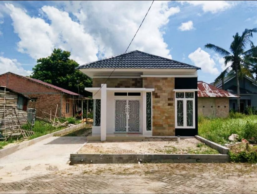 Dijual rumah baru di perumahan area jalan Sidodai, Marpoyan Damai