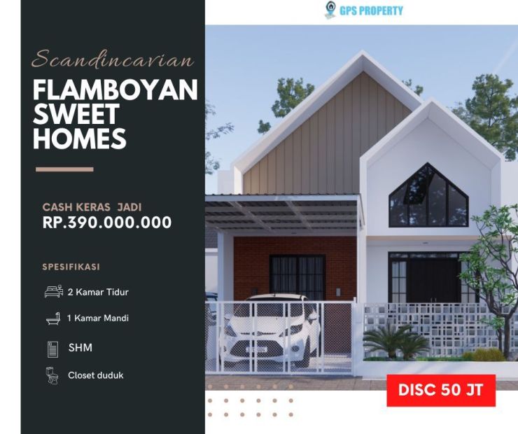 Flamboyan Sweet Homes, Perumahan Minimalis Daerah Tuntungan