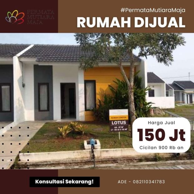 Rumah Subsidi Di Dekat Stasiun Maja Cuma Bayar Jt Langsung Akad