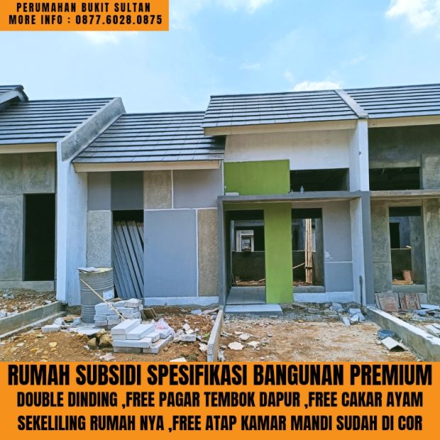 rumah subsidi double dinding di Bogor perumahan bukit sultan