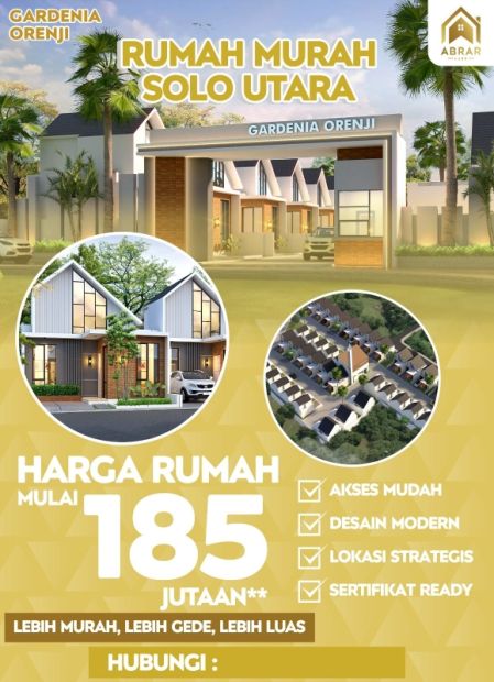 Rumah Murah Solo Utara