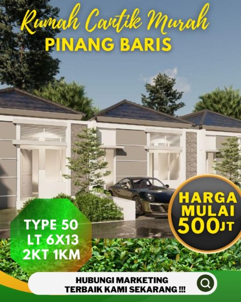 Hunian Milenial Cantik Pinang Baris