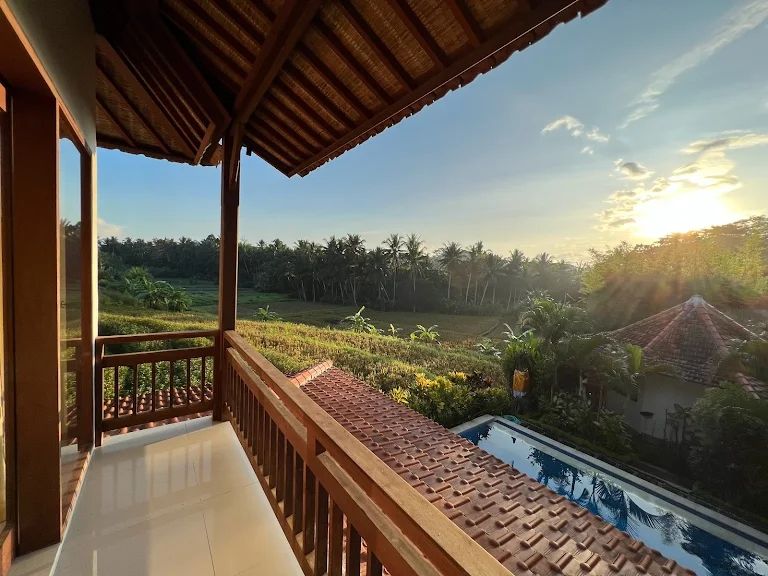 Dijual Villa View Sawah Dekat Ruster Ubud Bali