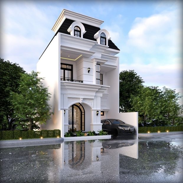 Dijual Rumah American Clasic Modern Di Tanah Baru Beji Depok