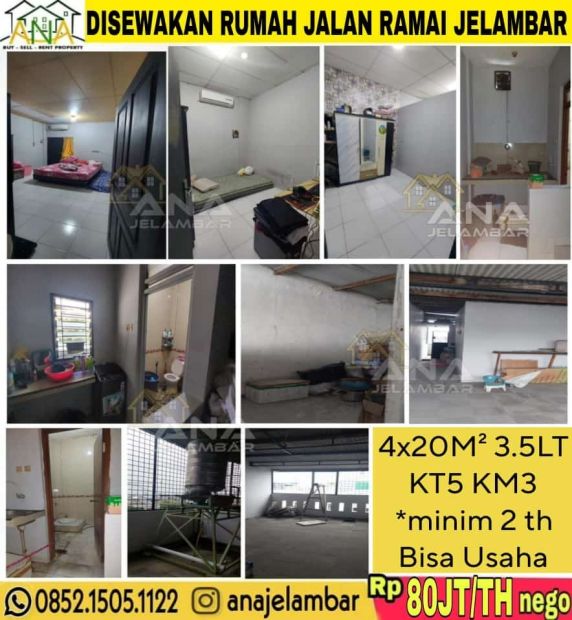 Ana Rumah Uk 4x20m Jalan Ramai Jelambar 