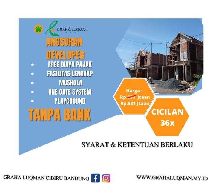 Rumah Cantik 2 Lantai Idaman Dengan Skema Cicilan 36 Kali Pembayaran ...