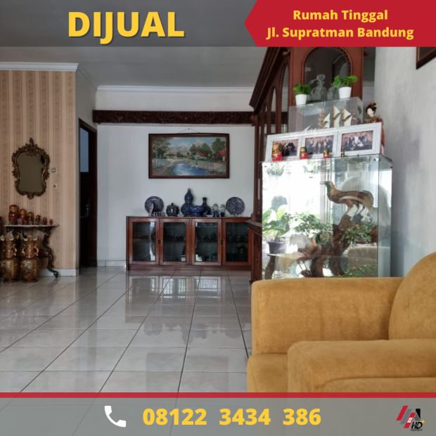 DIJUAL RUMAH STRATEGIS JALAN SUPRATMAN BANDUNG