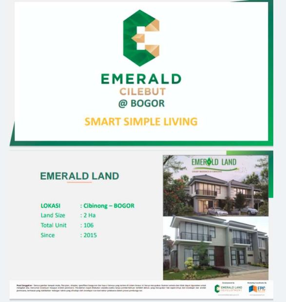 Dijual Emerald Cilebut Rumah Idaman Dan Fasilitas Lengkap