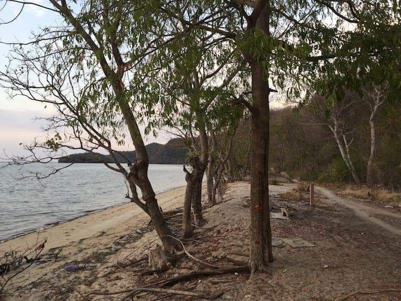 Tanah pantai pasir putih covok untuk hotel dan resort labuan bajo