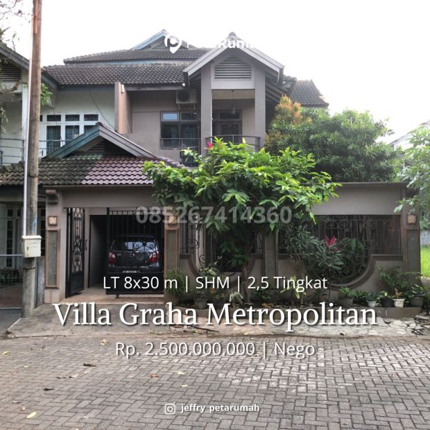 Jual Cepat Rumah Mewah Komplek Graha Metropolitan Siap Huni Helvetia