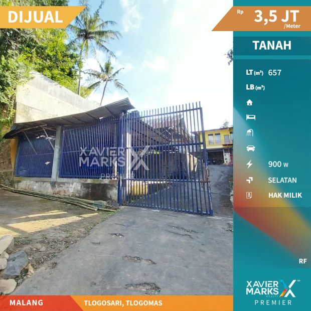 Dijual Tanah Harga Bawah Pasaran Di Tlogosari Malang