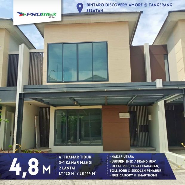 Dijual Rumah Bintaro Discovery Amore Tangerang Selatan