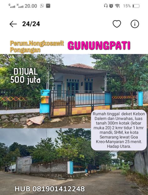 Perum Nongkosawit Gunungpati Semarang