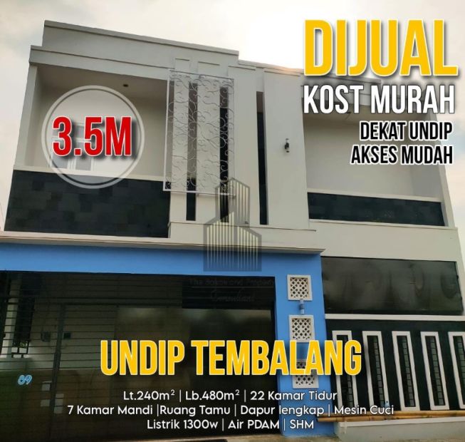 Kos Undip Tembalang Kt Luas M Lantai